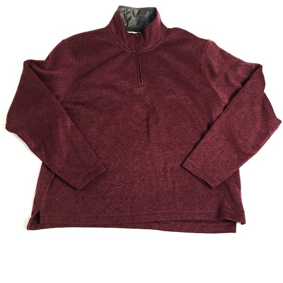 Wrangler Authentics Men’s Sweater Fleece Quarter-Zip,‎ 2XL C101 - Picture 1 of 6